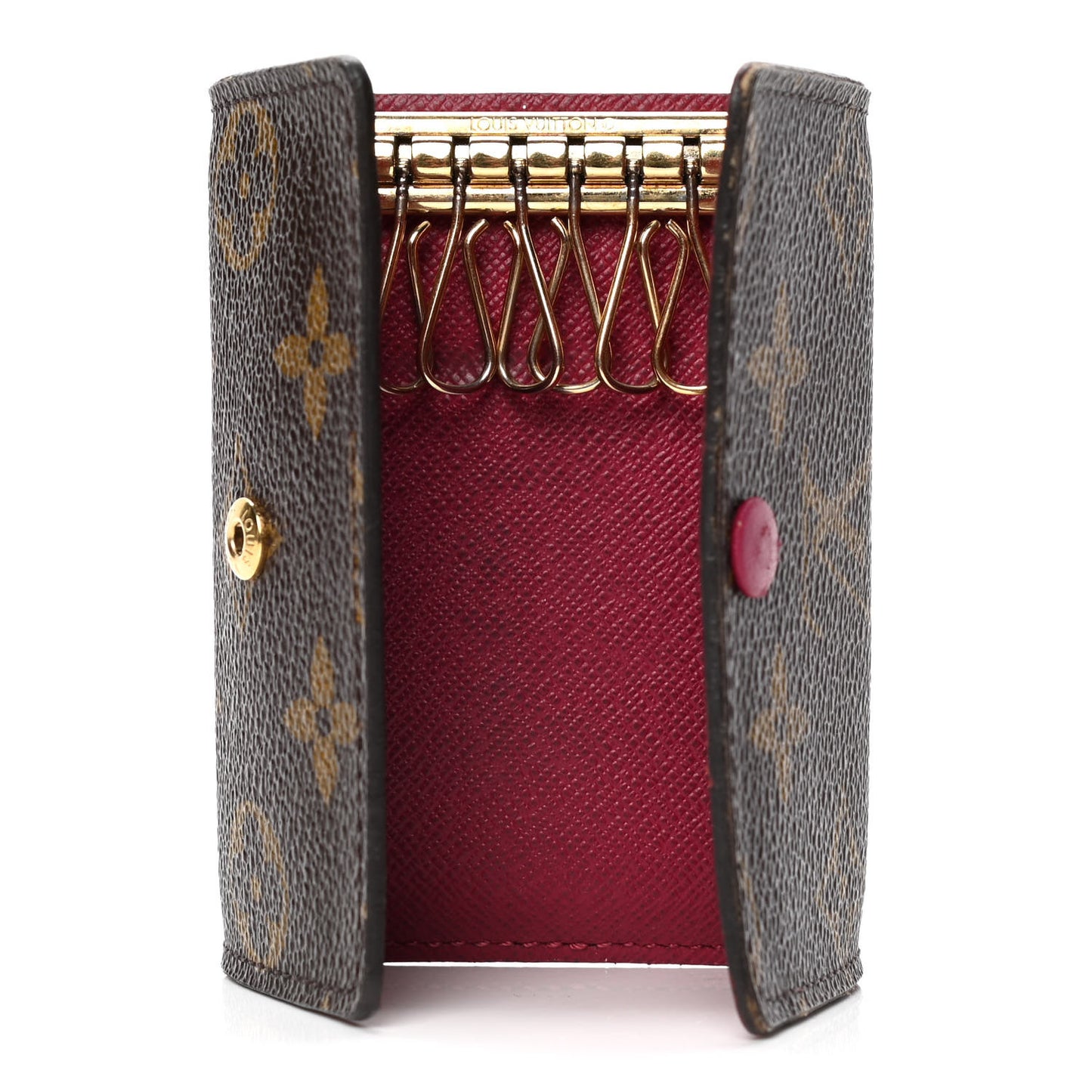 Monogram 6 Key Multicles Holder Fuchsia