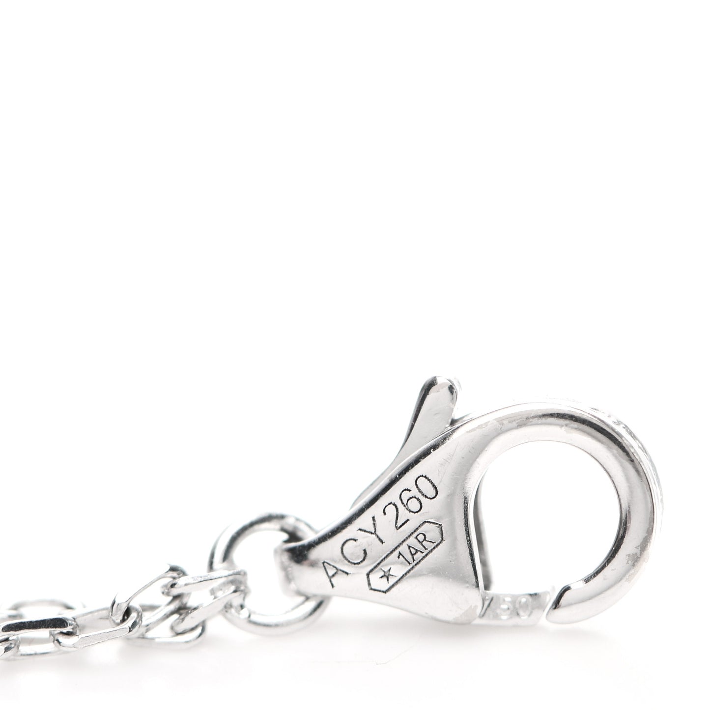 18K White Gold Diamond LOVE Bracelet