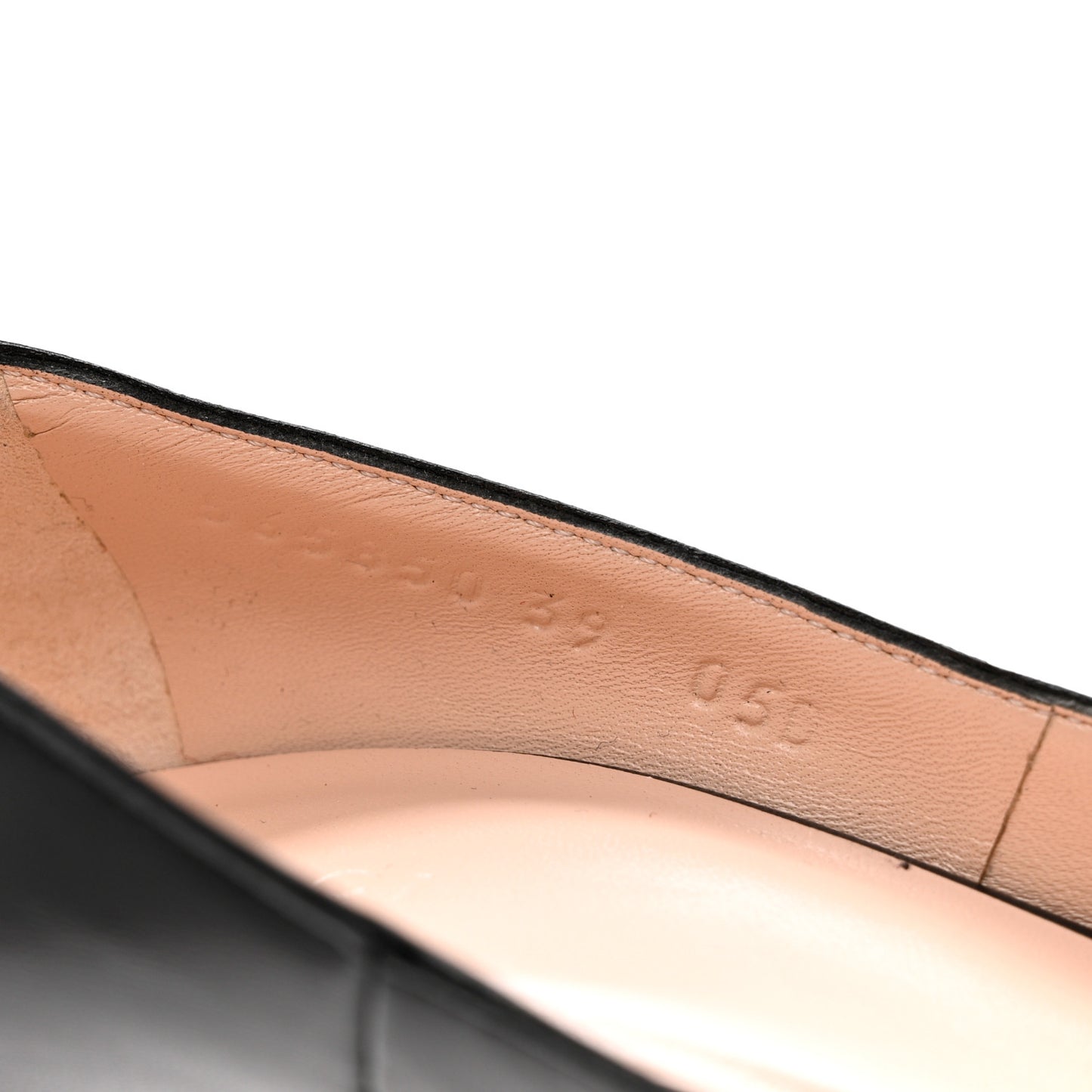 Calfskin Pearl Embellished Pumps 39 Black