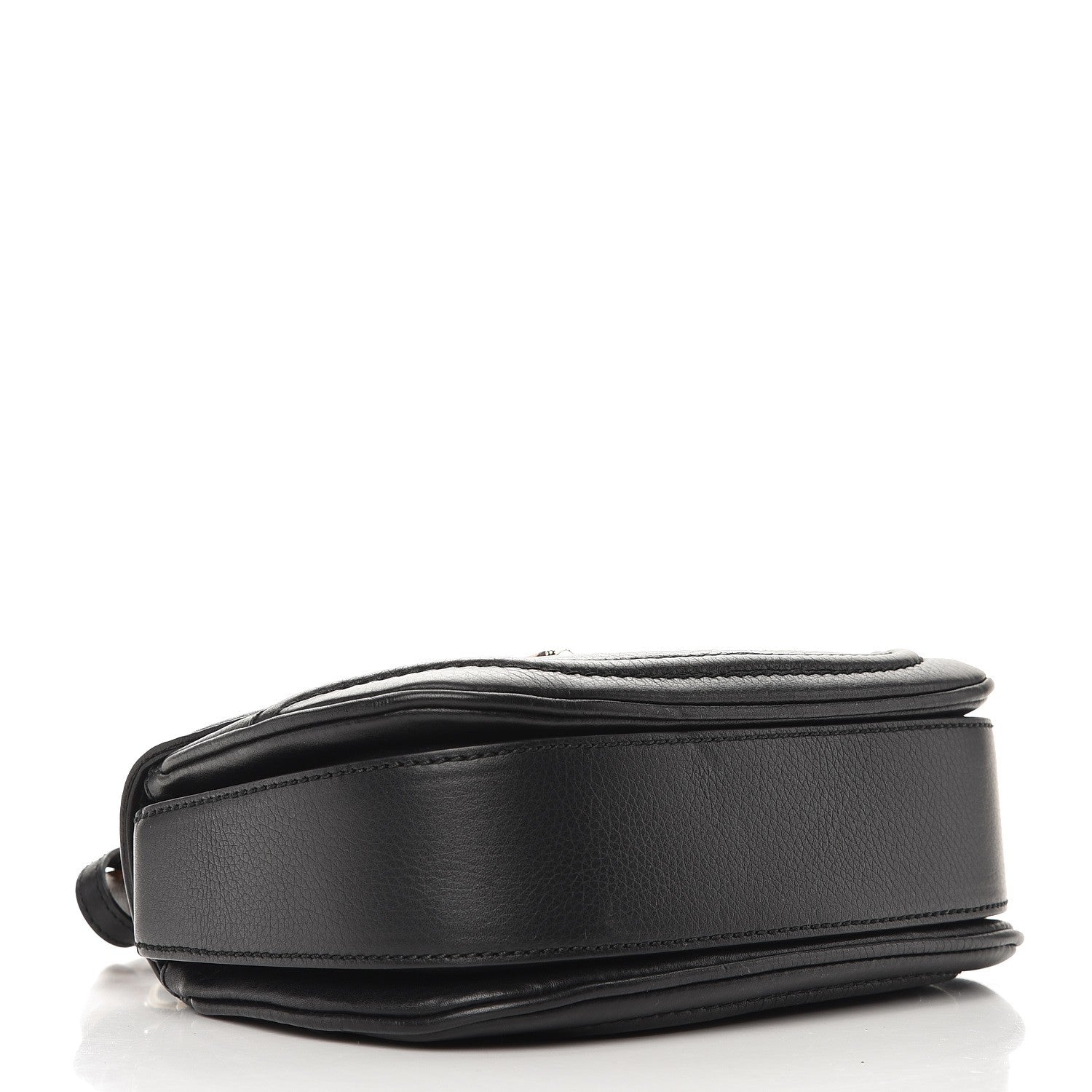 Gucci Cellarius Calfskin Small New Bamboo Top Handle Bag Black 5 of 9