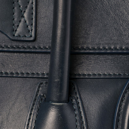 Celine Drummed Calfskin Mini Luggage Orage 16 of 21