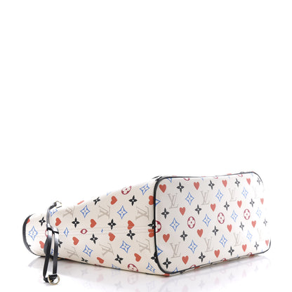 Louis Vuitton Game On Neverfull MM White 4 of 10