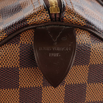 Louis Vuitton Damier Ebene Speedy 30 6 of 10