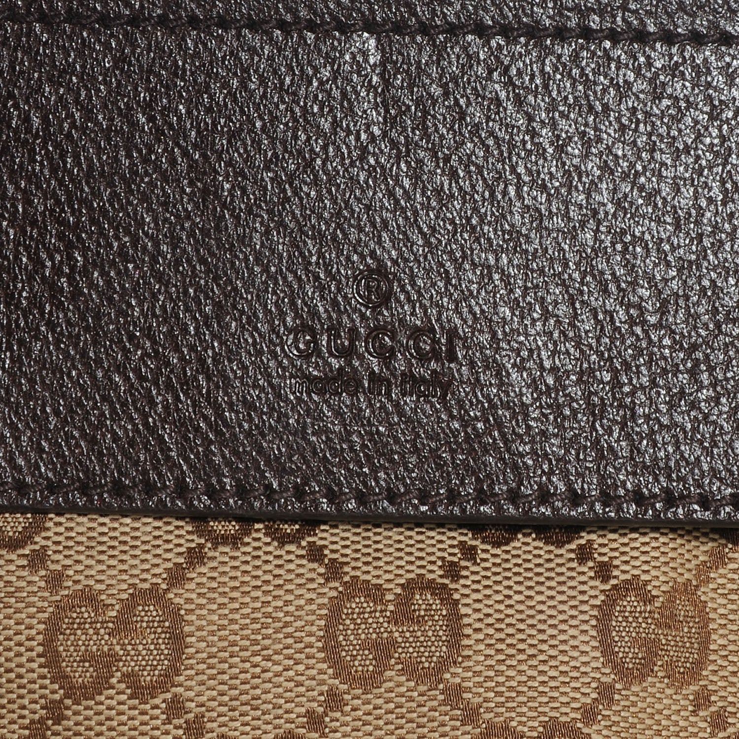 Gucci GG Monogram Web Double Pocket Belt Bag Ebony 8 of 9