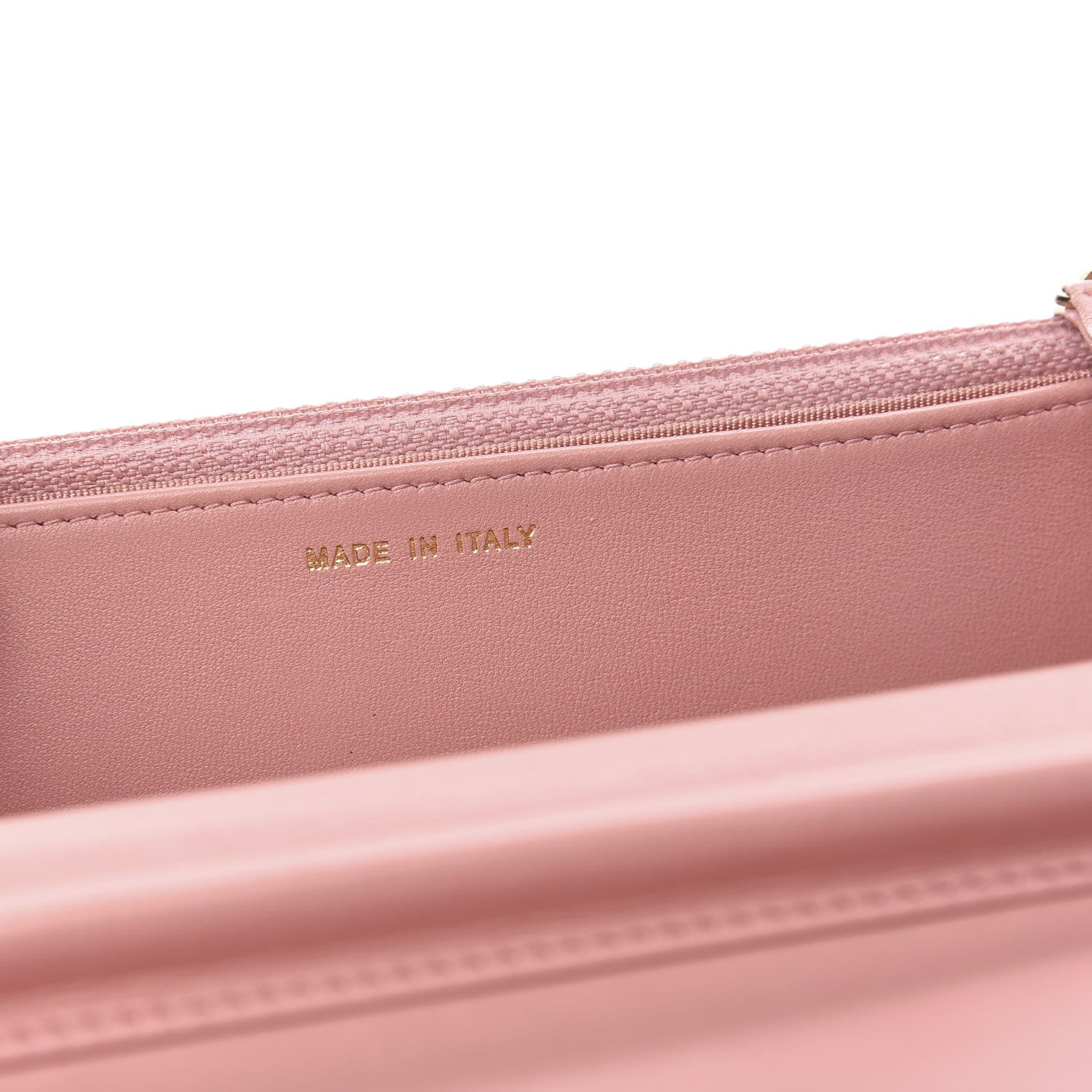 Chanel Lambskin Quilted Wallet On Chain WOC Pink 7 of 11