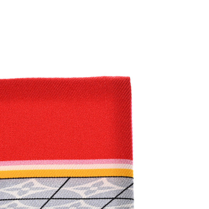 Louis Vuitton Silk Monogram 2021 London Christmas Animation Bandeau Marron 5 of 6