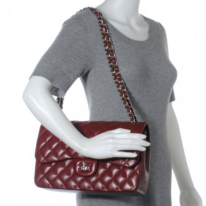 Chanel Caviar Jumbo Double Flap Red 2 of 8