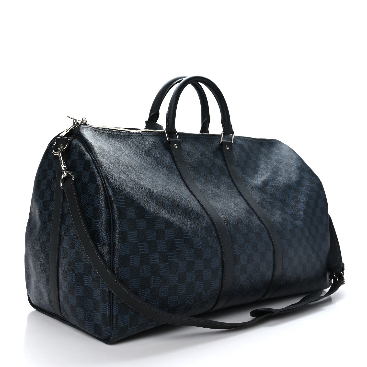 Louis Vuitton Damier Cobalt Keepall Bandouliere 55 2 of 9