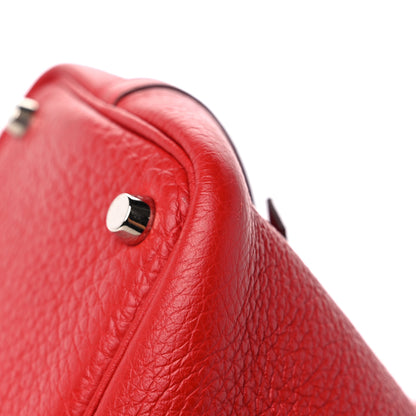 Hermes Taurillon Clemence Picotin 18 PM Rouge Vif 8 of 10