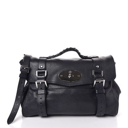 Mulberry Polished Buffalo Medium Alexa Midnight Blue 1 of 8