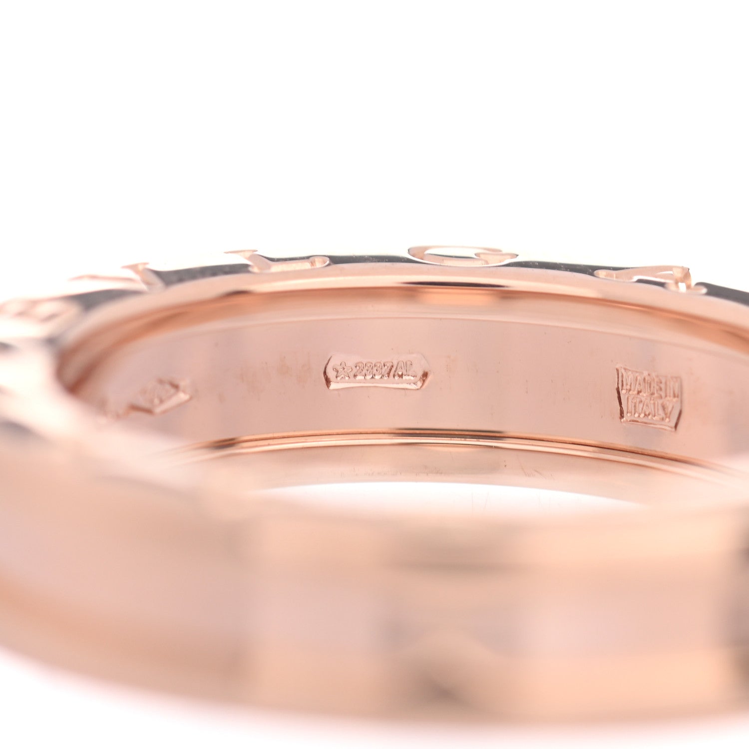 Bulgari 18K Rose Gold B.Zero1 One-Band Ring 51 5.75 5 of 6
