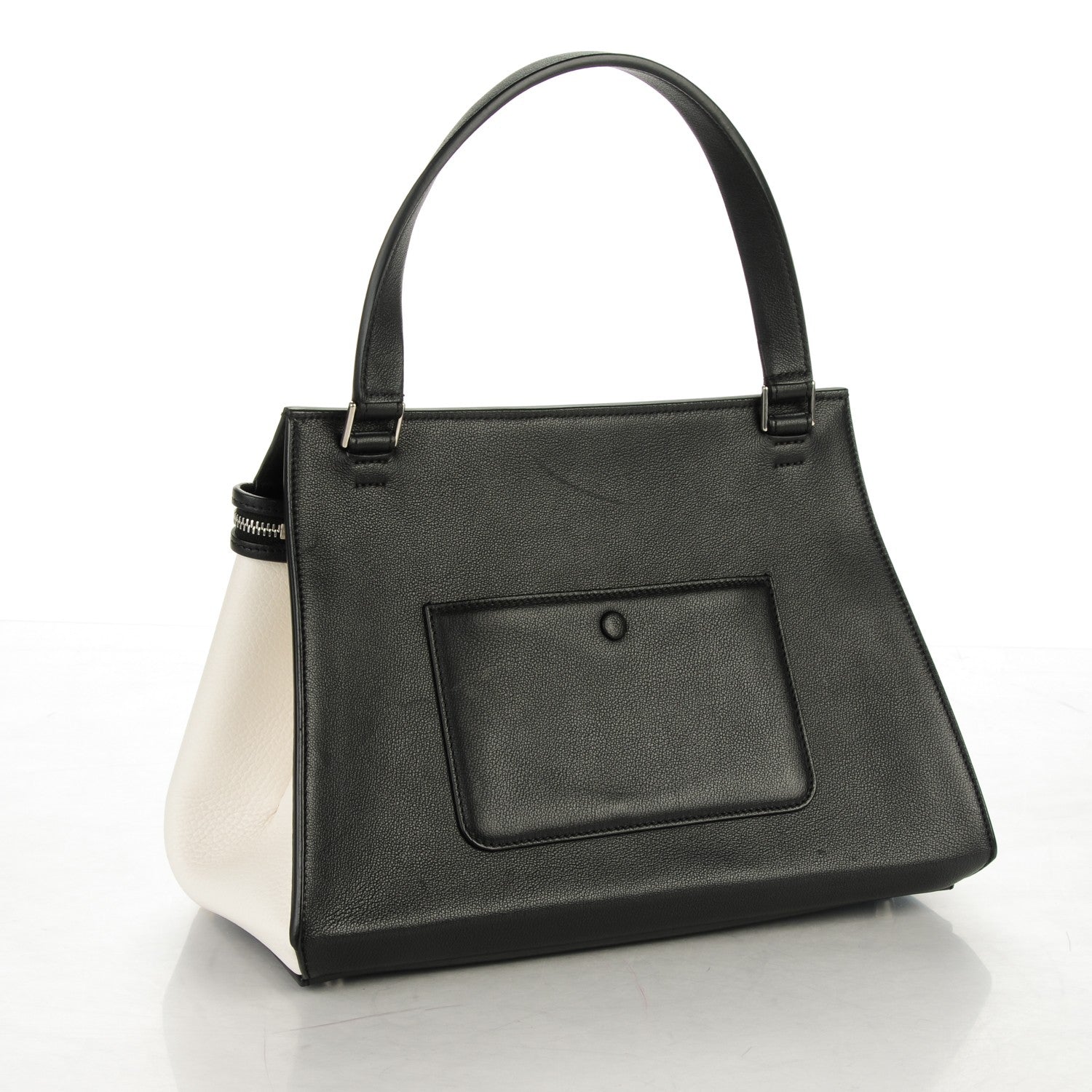 Celine Smooth Calfskin Small Tri-Color Edge Shoulder Bag Yellow 3 of 8