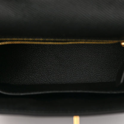Hermes Epsom Kelly Sellier 25 Black 5 of 10