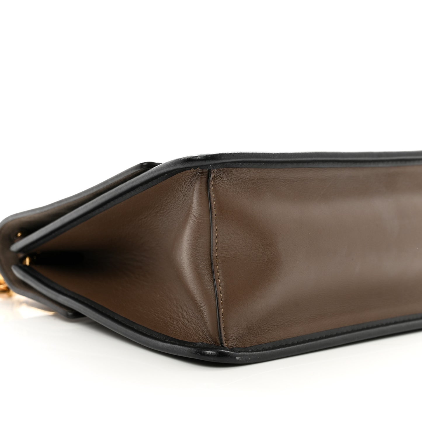 Vitello Century F is Fendi Bi-Color FF 1974 Embossed Kan I Shoulder Bag Maya Black
