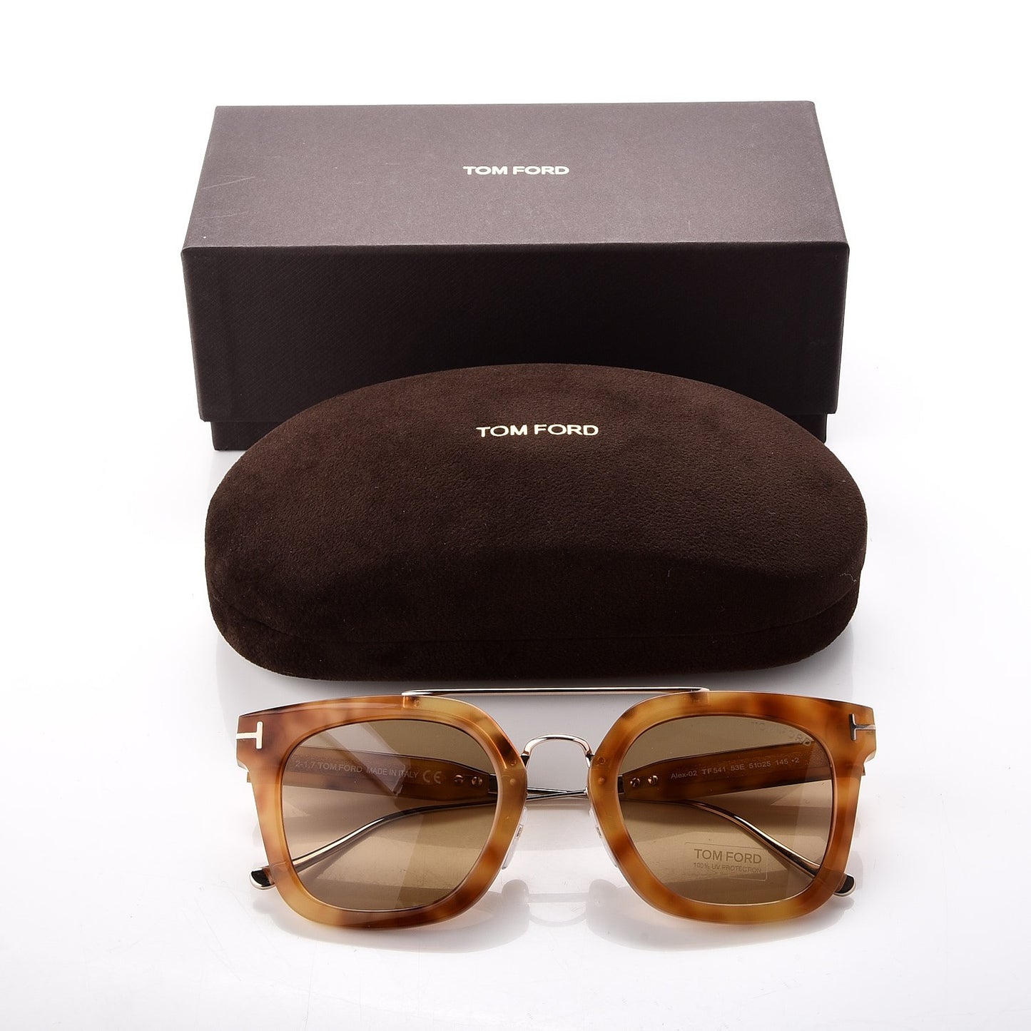 Alex Squared Sunglasses TF541 Vintage Havana