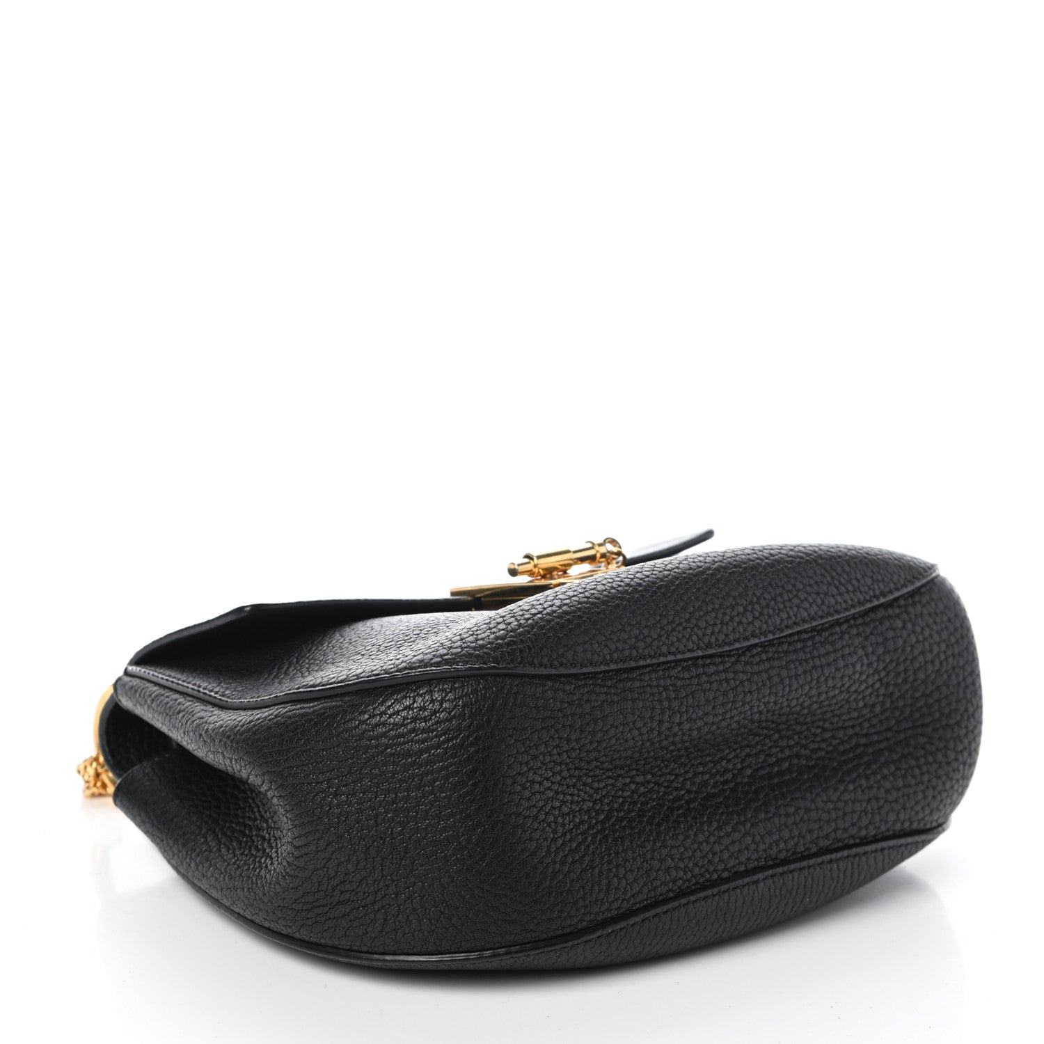 Chloe Grained Lambskin Mini Drew Shoulder Bag Black 4 of 9