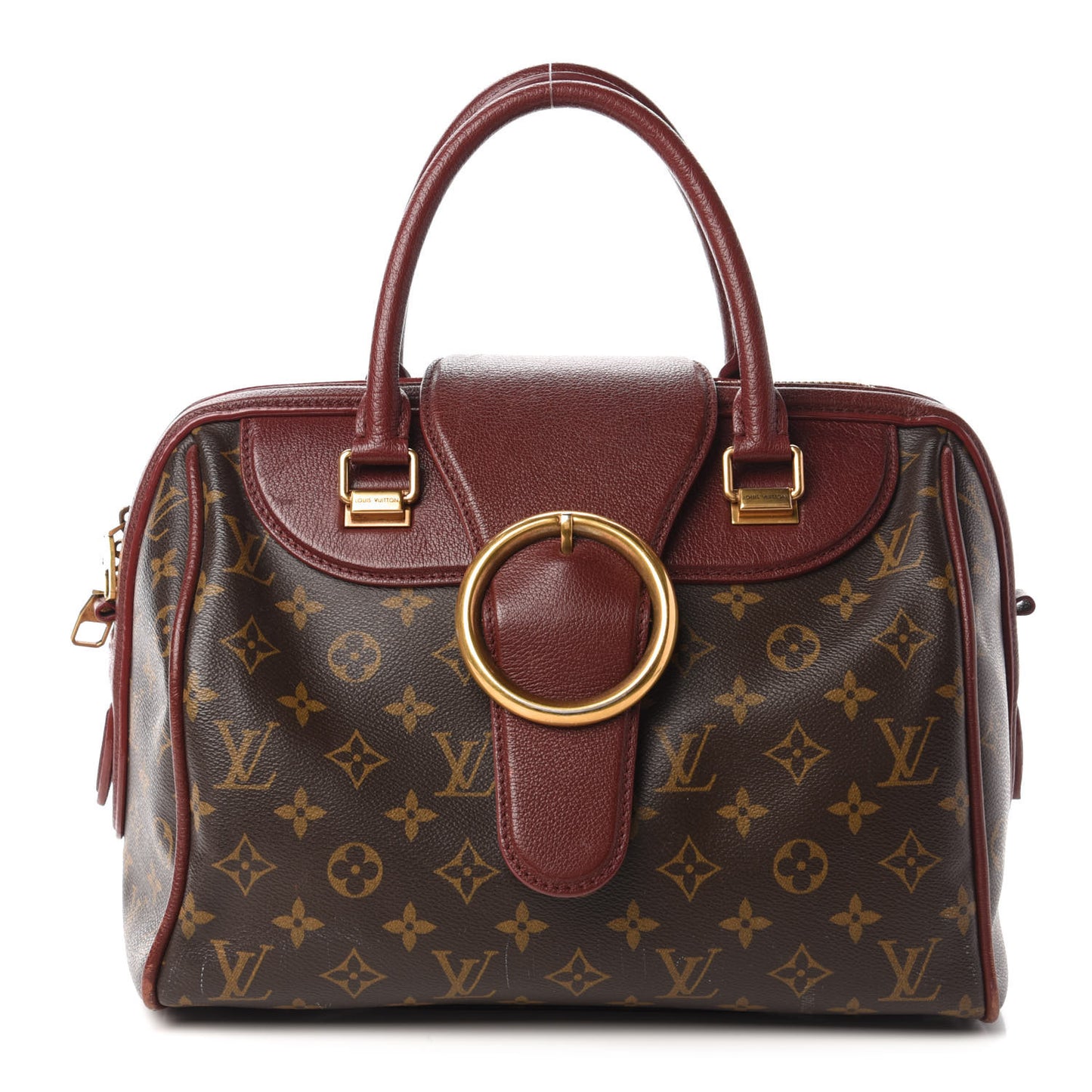 Monogram Golden Arrow Speedy Burgundy