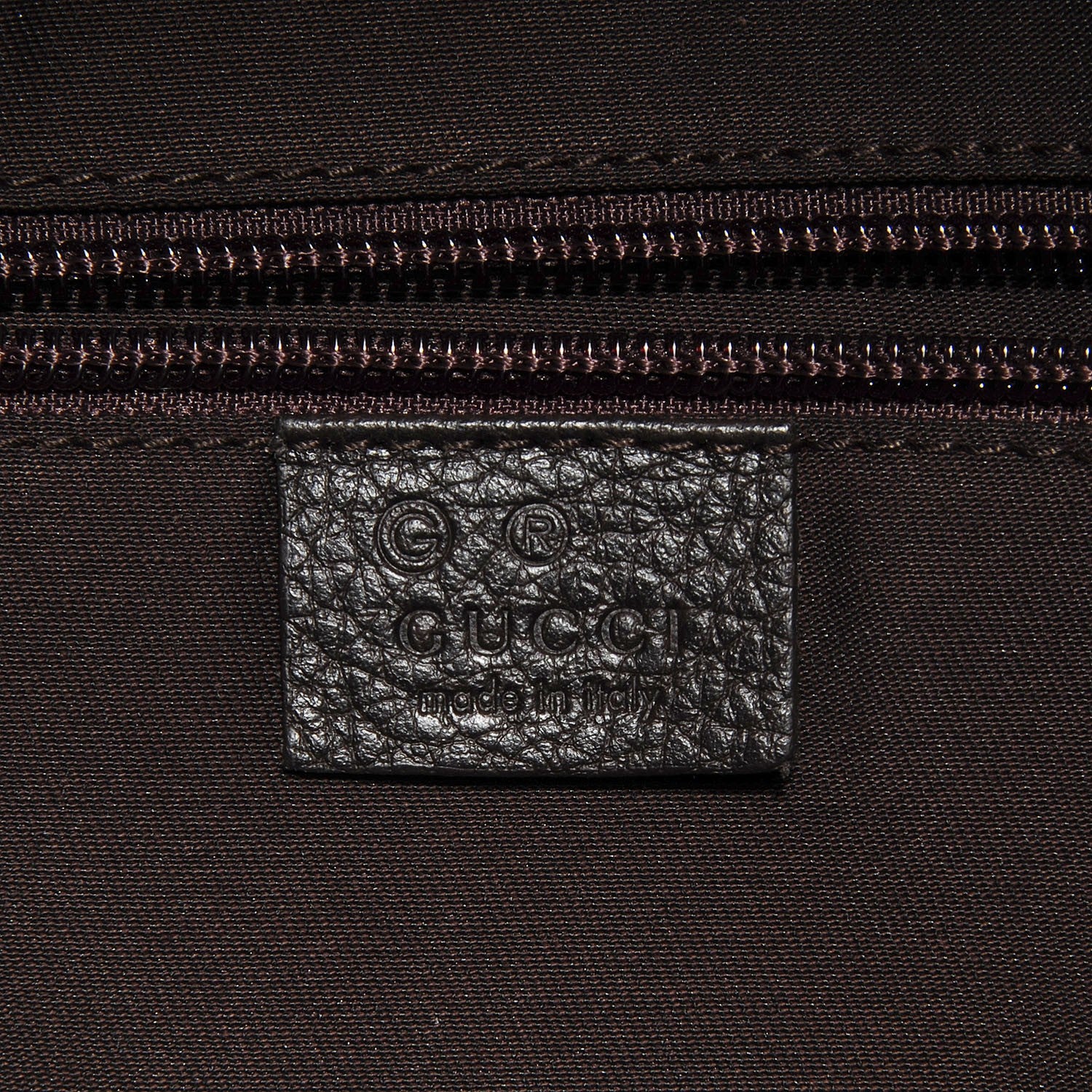 Gucci Nylon Monogram Large Carry On Duffle Dark Brown 6 of 9
