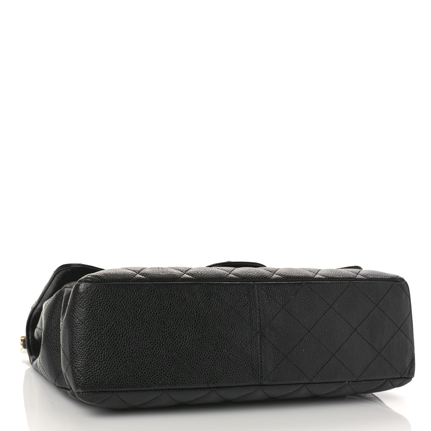 Chanel Caviar Quilted Jumbo Single Flap Black 4 of 11
