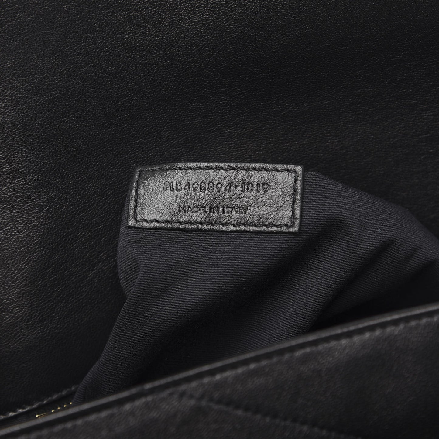 Lambskin Matelasse Monogram Medium Niki Chain Satchel Black