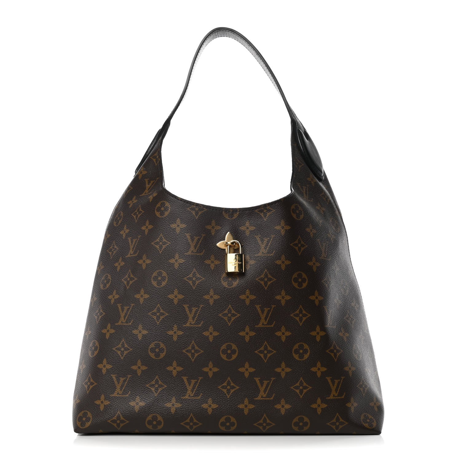 Louis Vuitton Monogram Flower Hobo Black 1 of 13