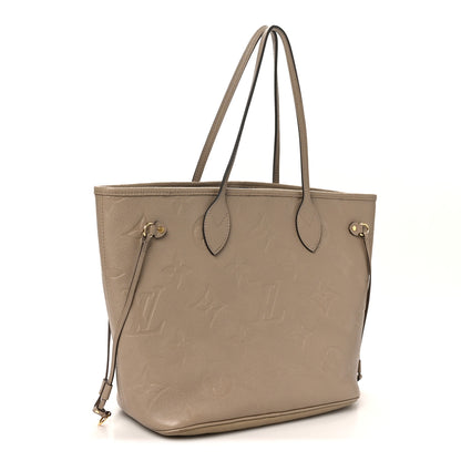 Louis Vuitton Empreinte Monogram Giant Neverfull MM Tourterelle 4 of 11