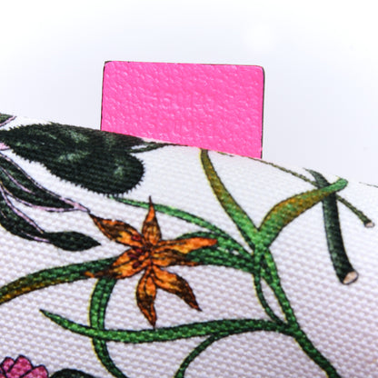 Gucci Canvas Medium Flora Tote Fuchsia 9 of 14