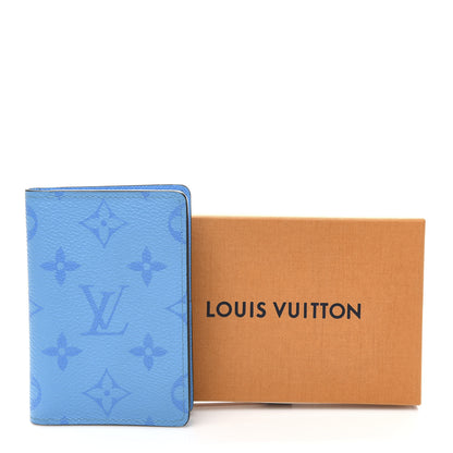 Louis Vuitton Taigarama Pocket Organizer NM Blue Lagoon 7 of 7
