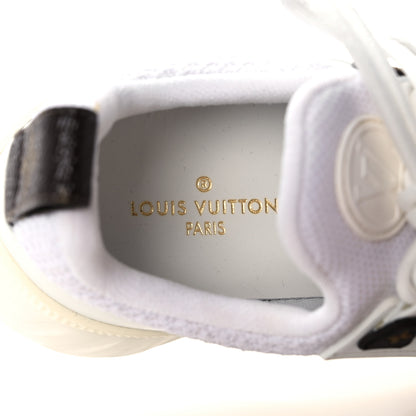 Louis Vuitton Technical Nylon Monogram Rubber Aftergame Sneakers 37 White 7 of 9