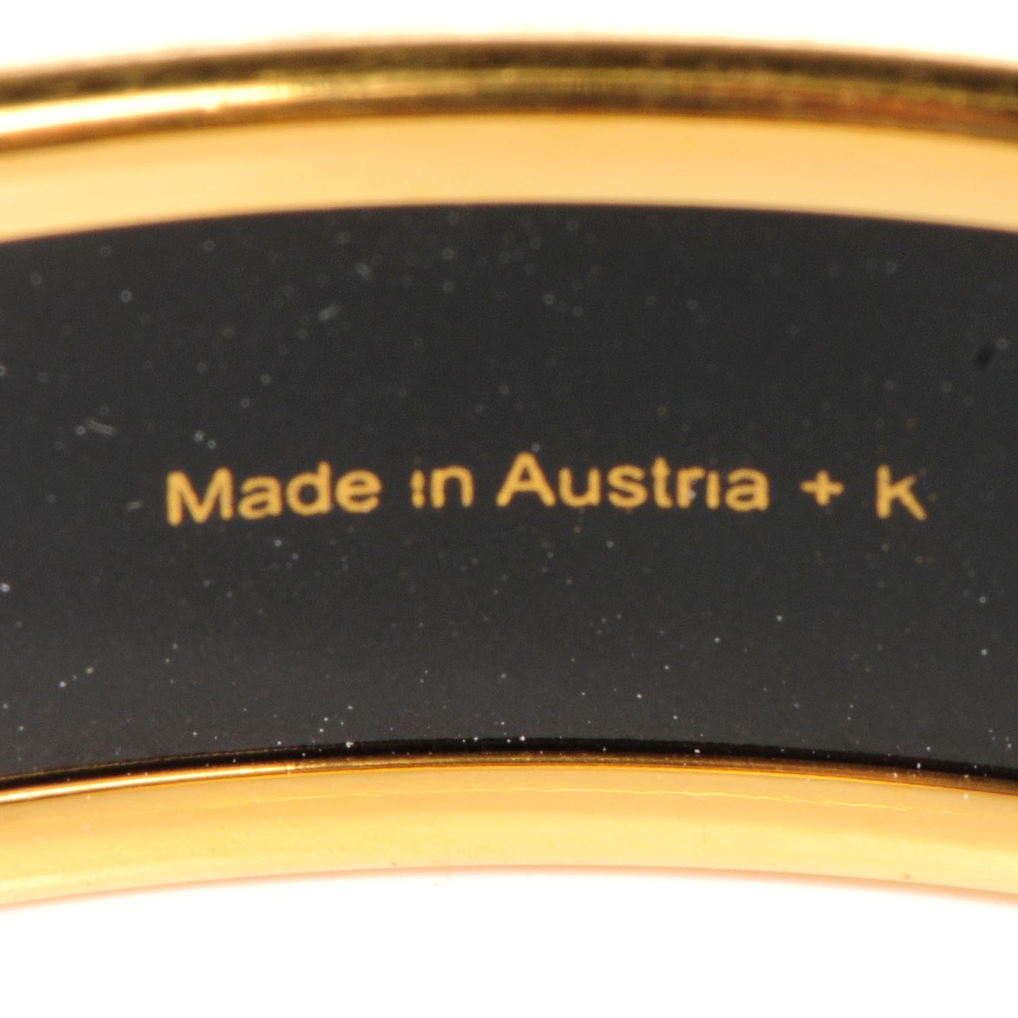 Enamel Printed Caleche Medium Bracelet 70 Orange