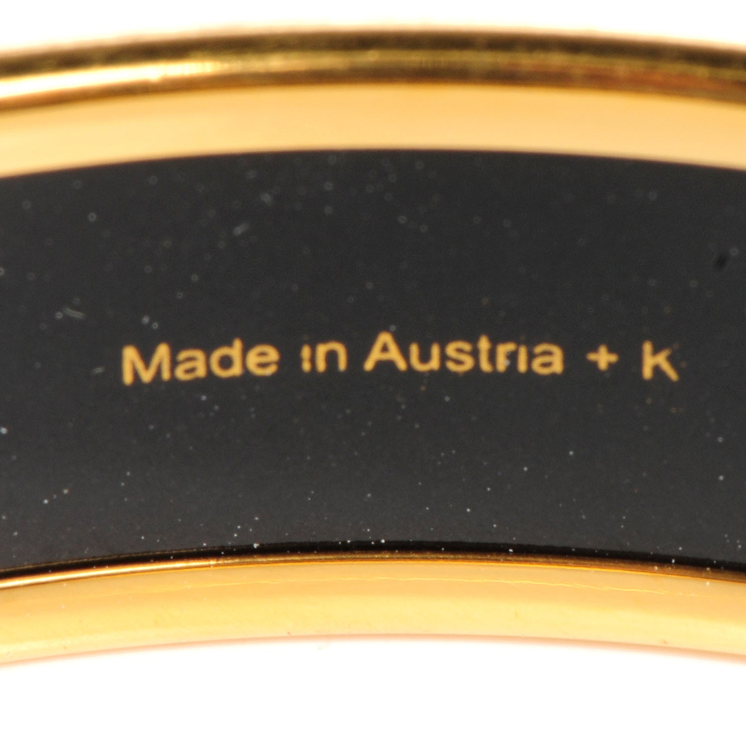 Hermes Enamel Printed Caleche Medium Bracelet 70 Orange 5 of 6