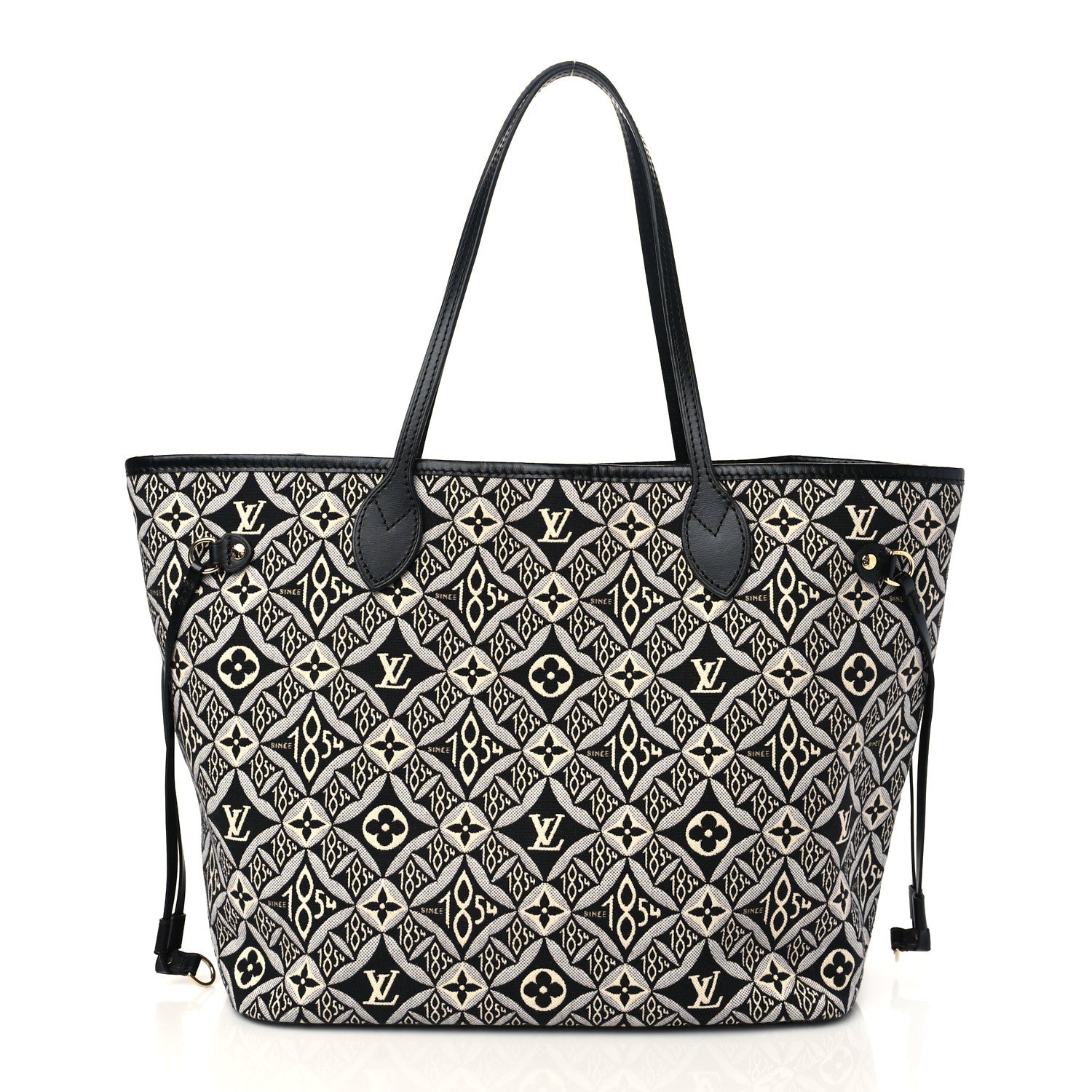Louis Vuitton Jacquard Since 1854 Neverfull MM Grey 3 of 7