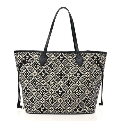 Louis Vuitton Jacquard Since 1854 Neverfull MM Grey 3 of 7