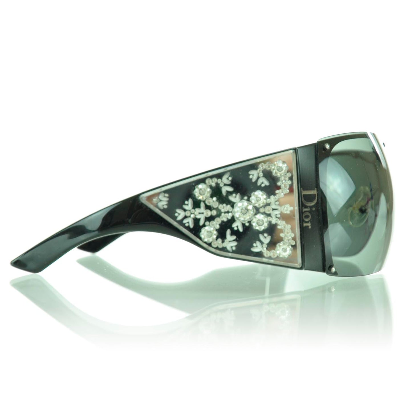 Swarovski Crystal Grand Salon Sunglasses Black