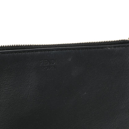 Fendi Vitello Century Opaco F is Fendi Bi-Color Triplette Pouch Set Black 14 of 15