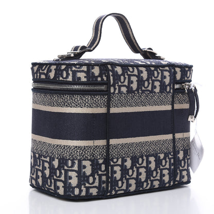 Christian Dior Oblique Diortravel Vanity Case Blue 3 of 10