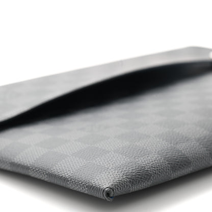 Louis Vuitton Damier Graphite Alpha Triple Pochette 11 of 12