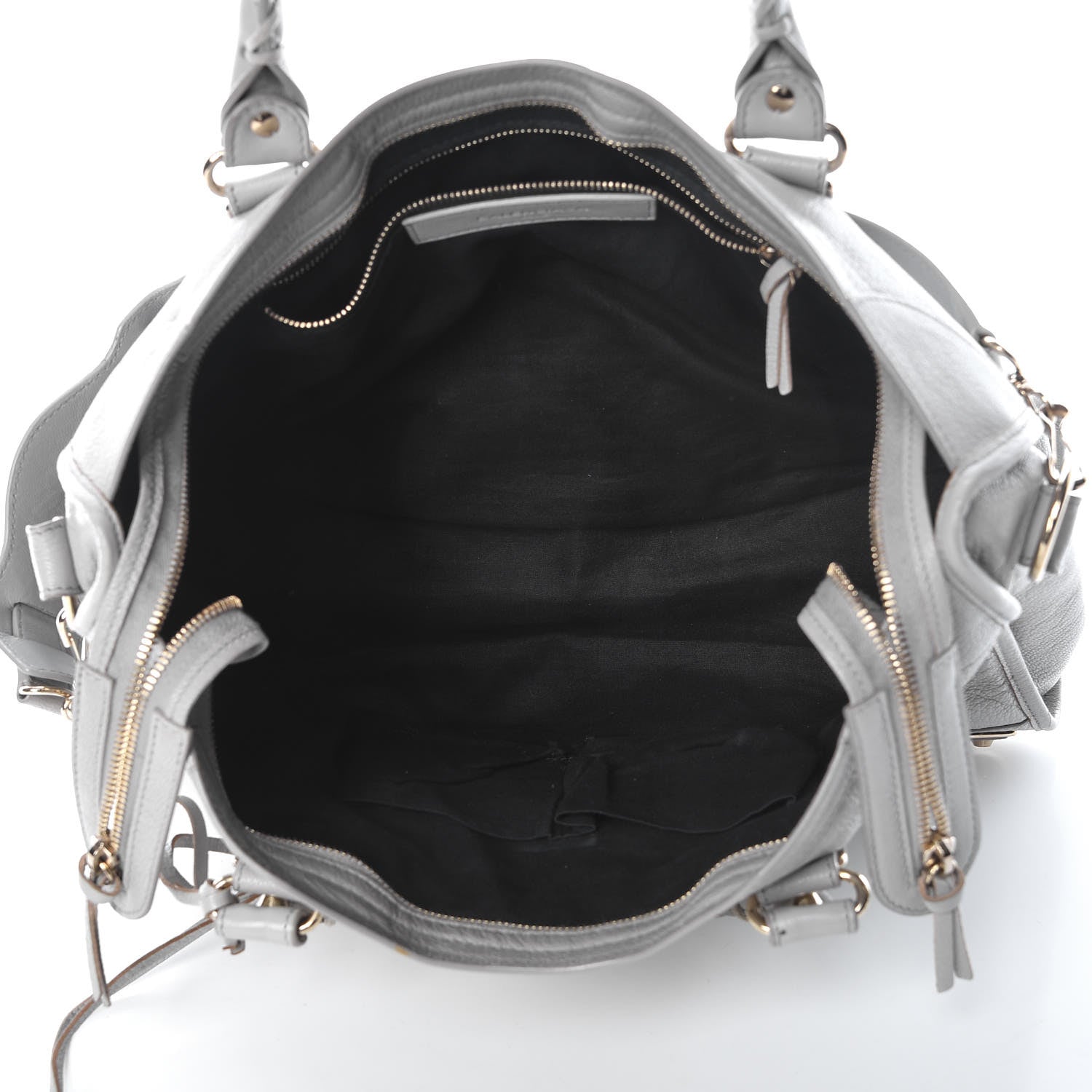 Balenciaga Chevre Gold Metallic Edge Hardware City Gris Perle 5 of 15
