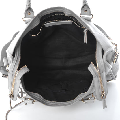 Balenciaga Chevre Gold Metallic Edge Hardware City Gris Perle 5 of 15