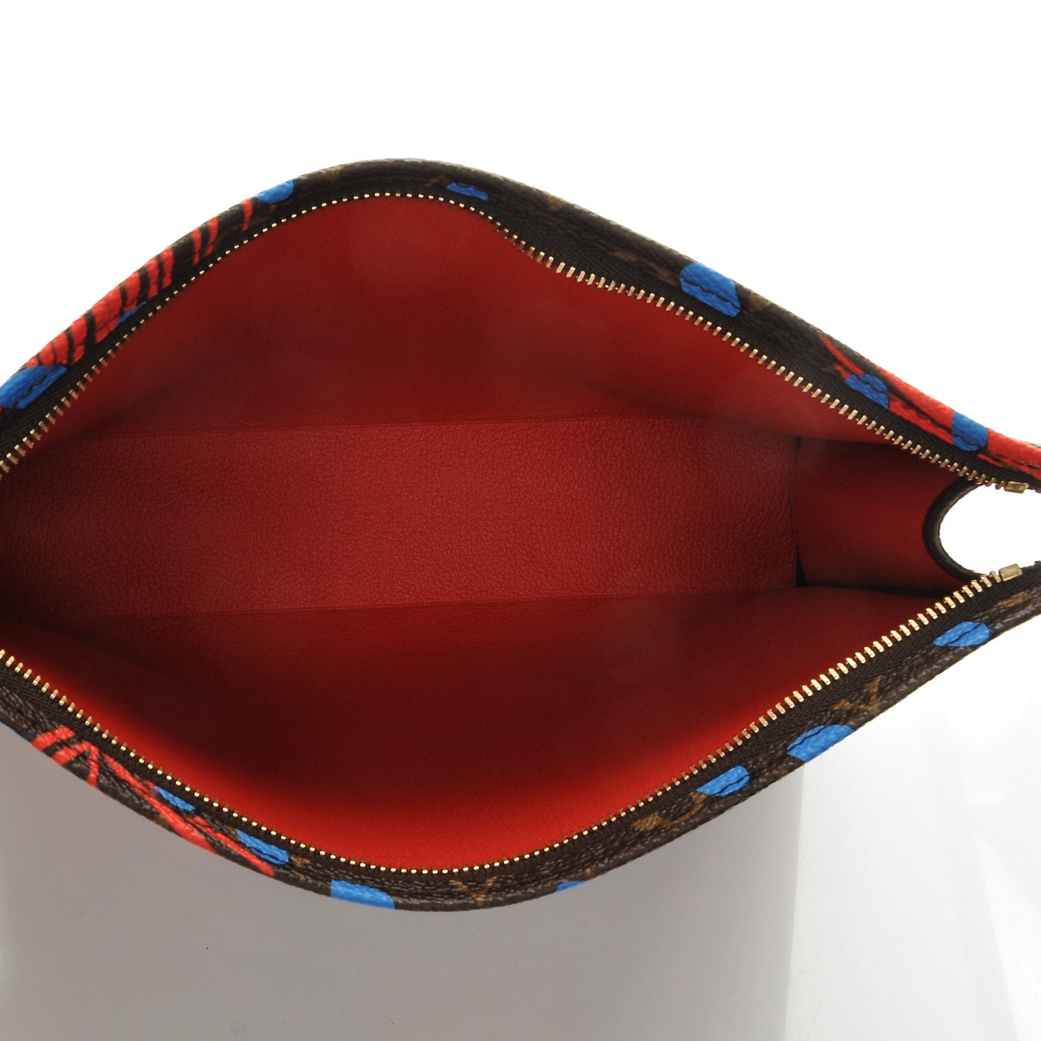 Louis Vuitton Monogram Jungle Dots Toiletry Pouch 26 Coquelicot Denim 5 of 7
