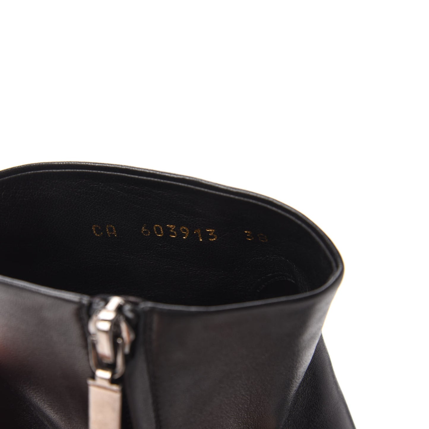 Santiago Russo Kate 85 Zip Bootie 38 Black