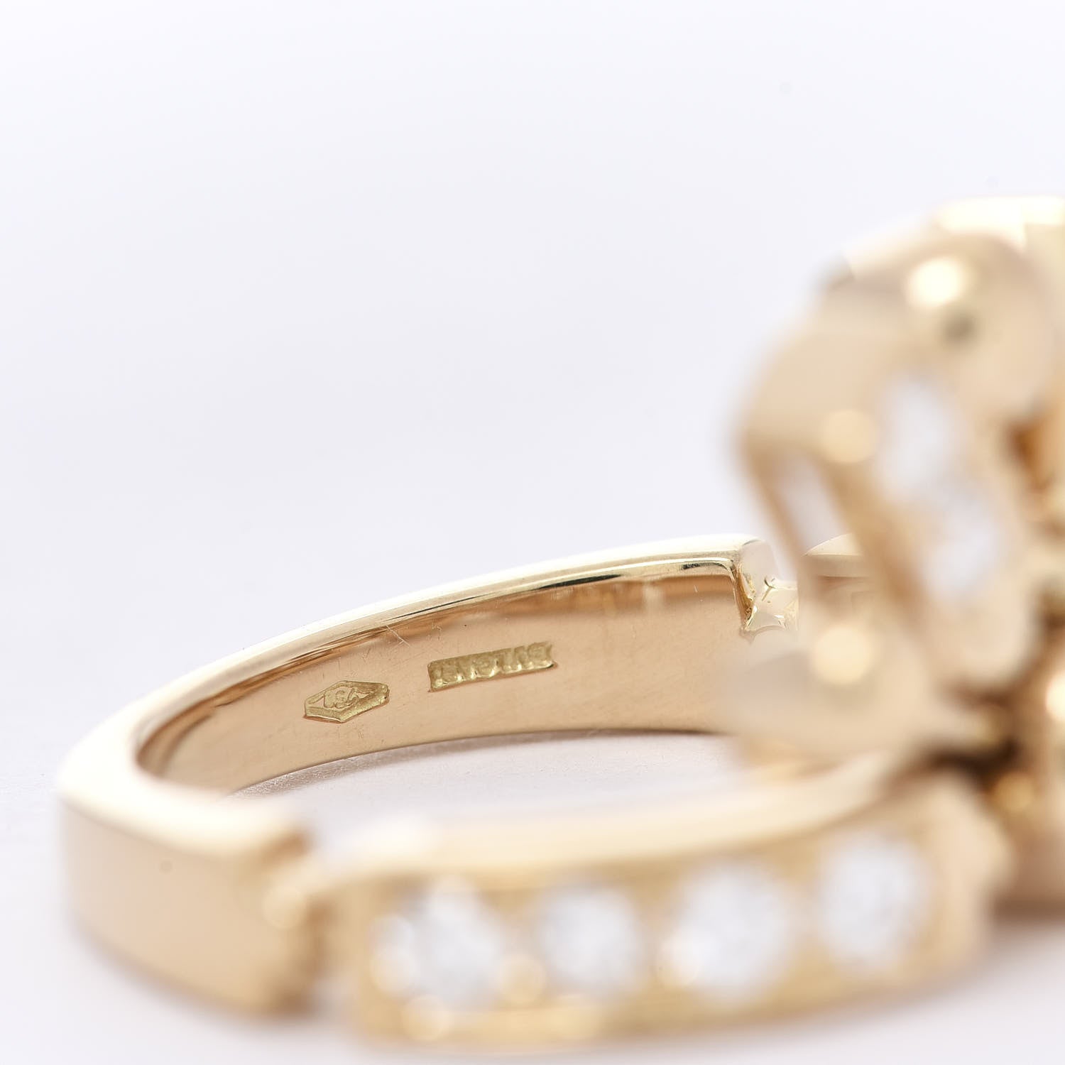 Bulgari 18K Yellow Gold Diamond Astrale Fireworks Ring 49 4.75 5 of 6