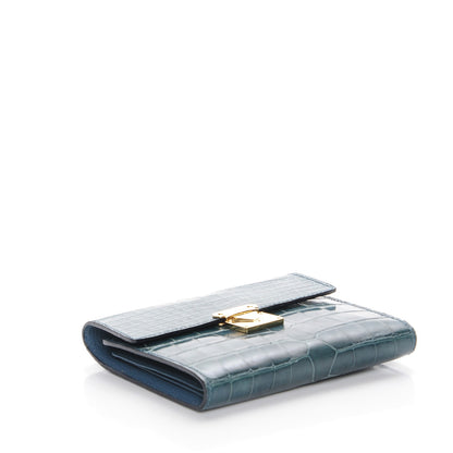 Louis Vuitton Alligator Koala Wallet Blue 4 of 8