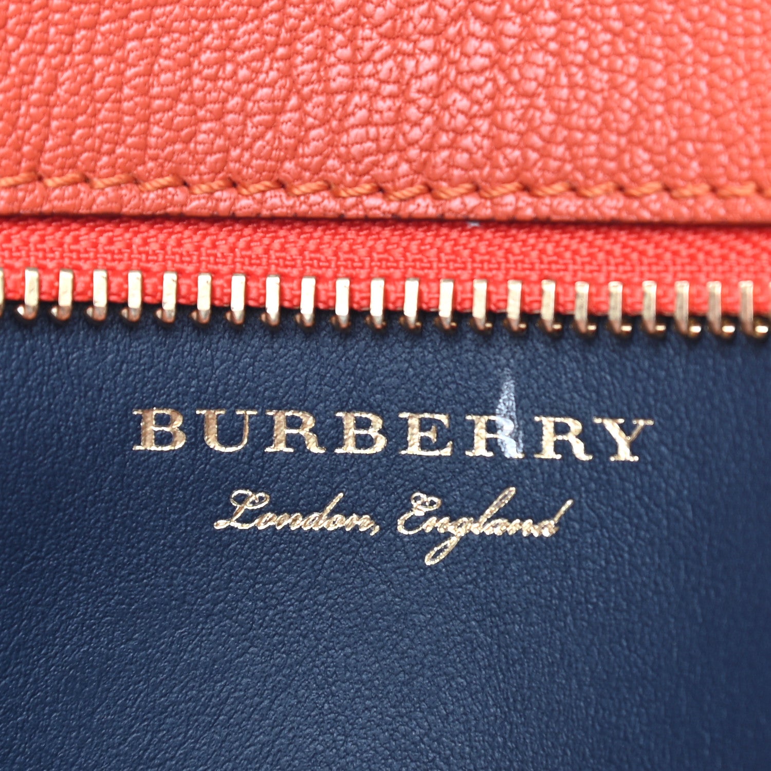 Burberry Goatskin Wristlet Clutch Clementine 5 of 6