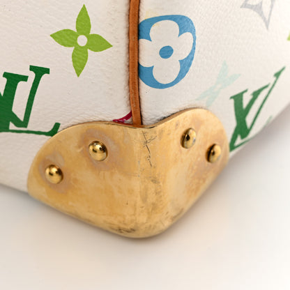Louis Vuitton Monogram Multicolor Speedy 30 White 13 of 14