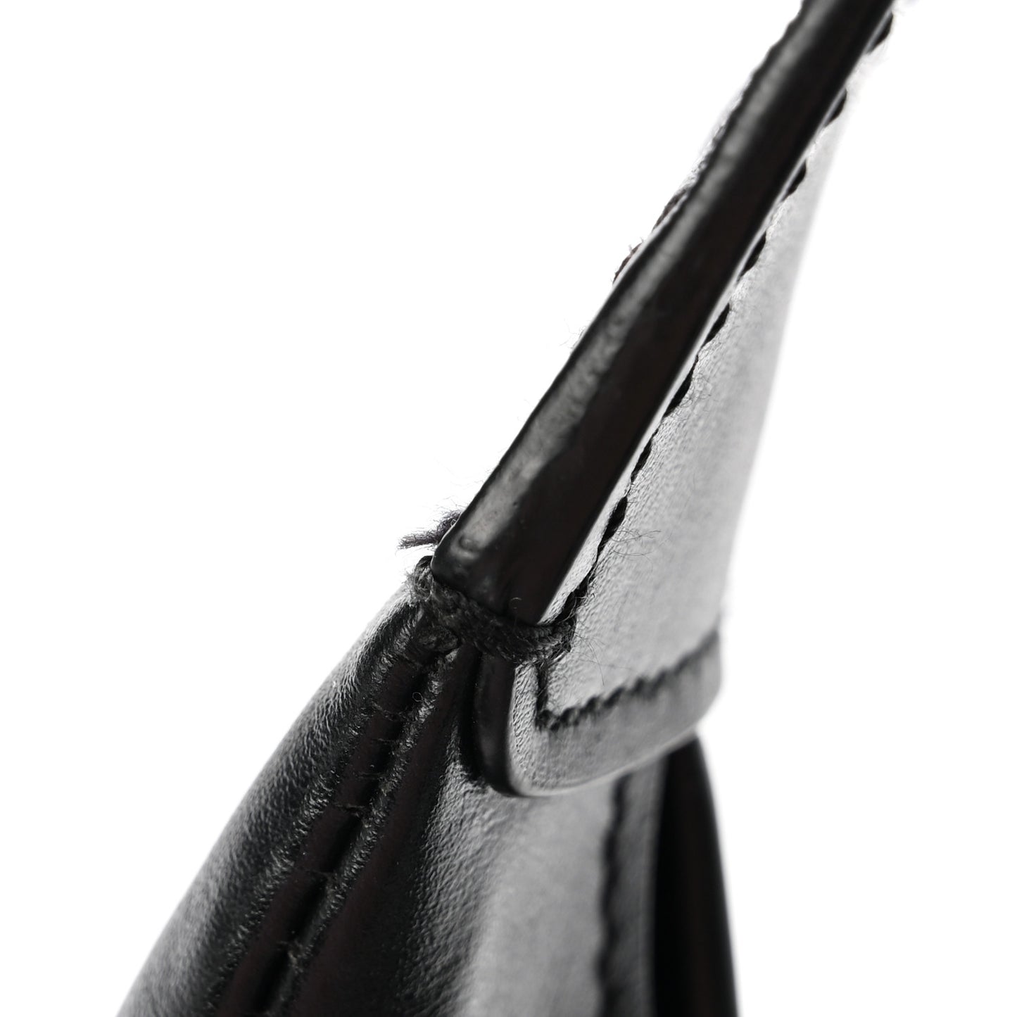 Soft Calf Softy Hobo Bag Black