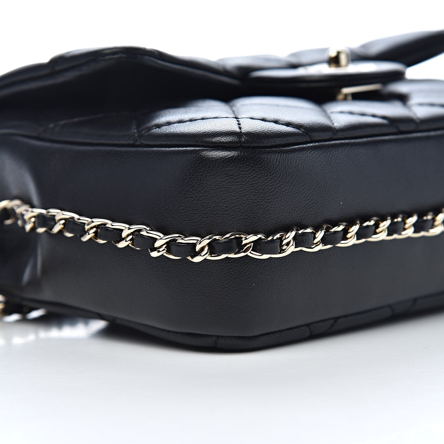 Chanel Lambskin Quilted Small My Precious Flap Black 8 of 10