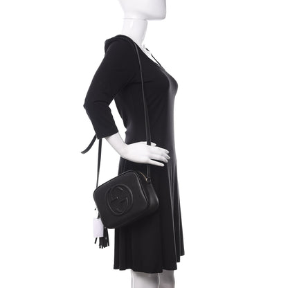 Gucci Pebbled Calfskin Small Soho Disco Bag Black 2 of 10