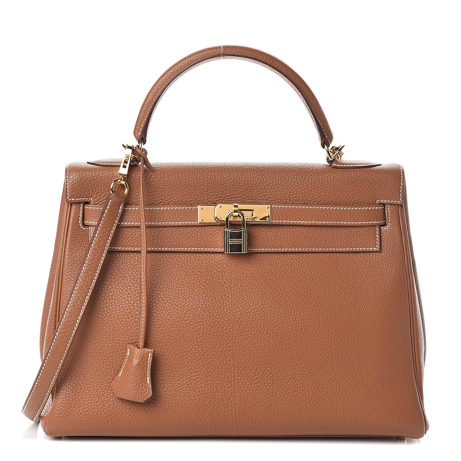 Hermes Togo Kelly Retourne 32 Gold 1 of 36