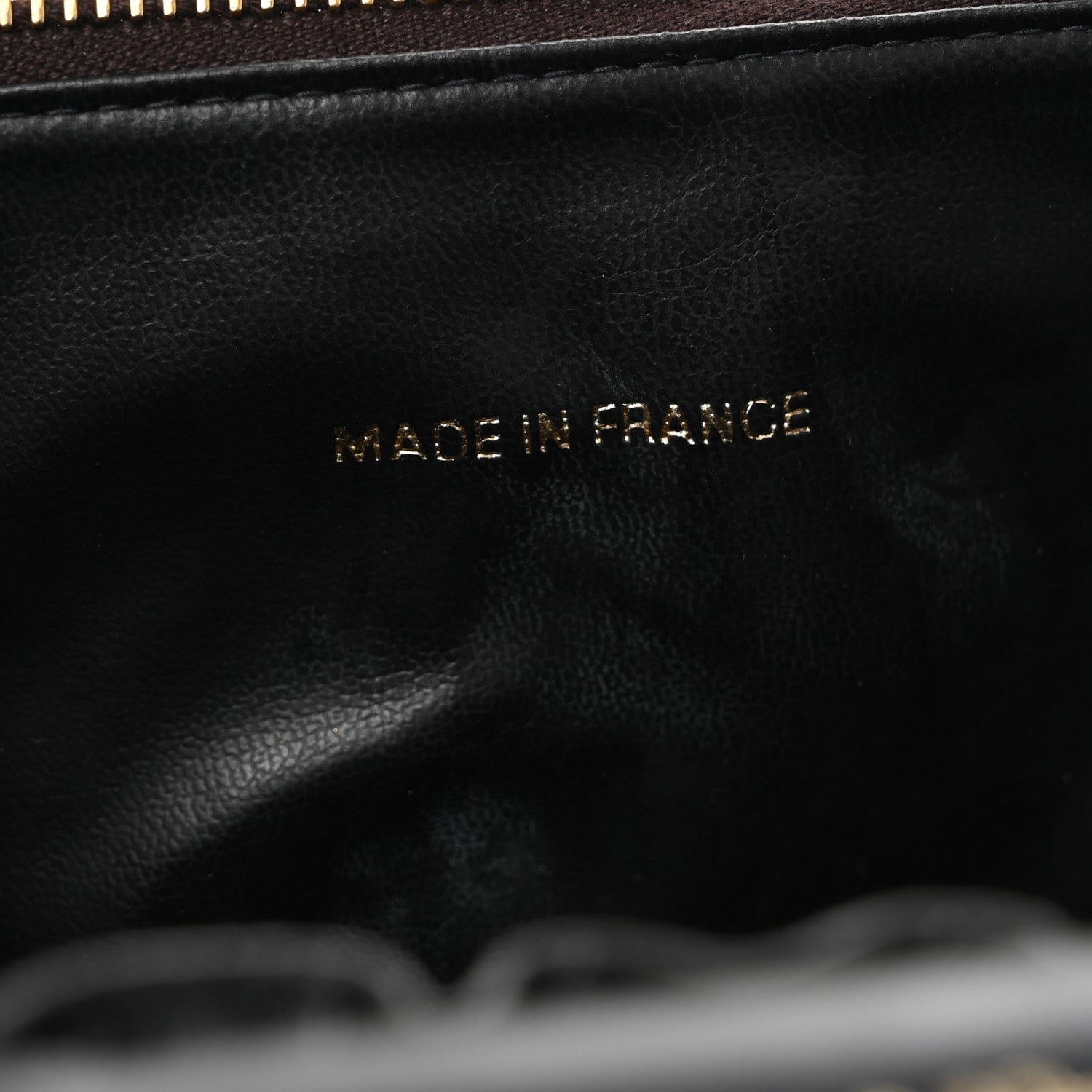 Chanel Caviar Vanity Cosmetic Case Brown 7 of 11